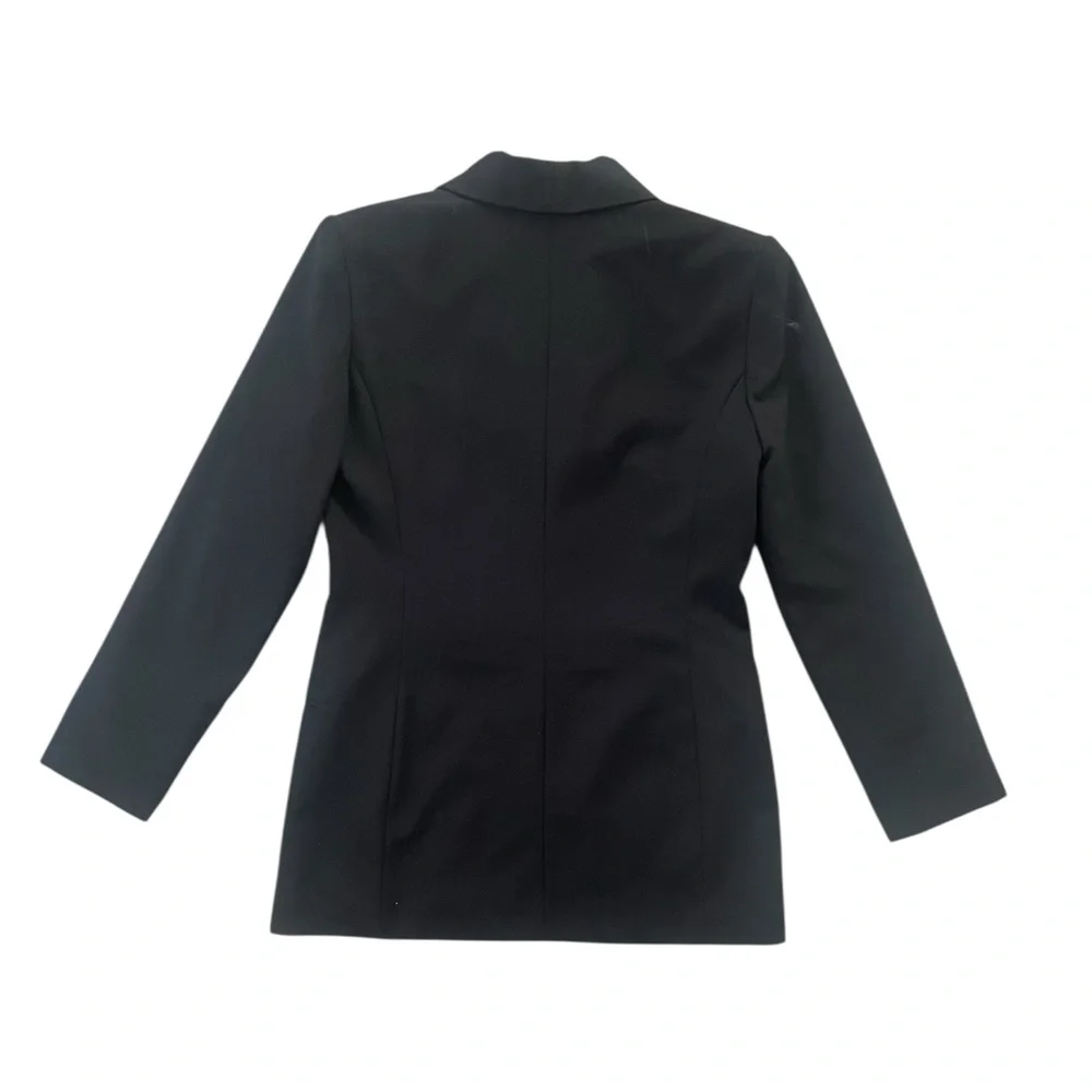CHANEL black wool